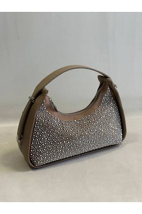 کیف دستی قهوه ای زنانه ابعاد کوچک HFKY - کد 859216905