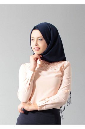 بلوز حجاب صورتی زنانه Straight TRENDTESETTÜR - کد 98308089