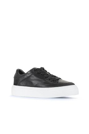 کفش اسنیکر مشکی مردانه چرم اصل Bueno Shoes - کد 859156895