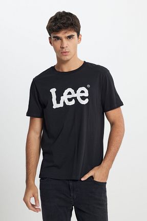 تیشرت مشکی مردانه رگولار Lee - کد 91069364
