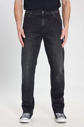 شلوار جین طوسی مردانه پاچه ساده Wrangler - کد 792172669