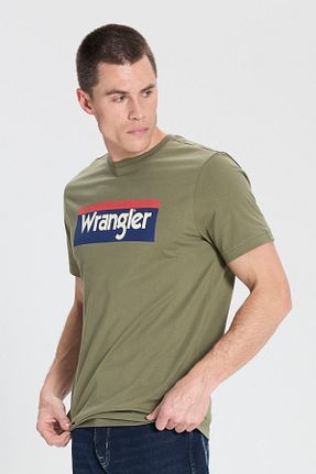 تیشرت سبز مردانه رگولار Wrangler - کد 285825951