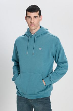 سوئیشرت آبی مردانه ساده Lee - کد 770380225