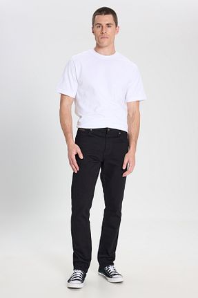 شلوار جین مشکی مردانه پاچه تنگ Wrangler - کد 685248911