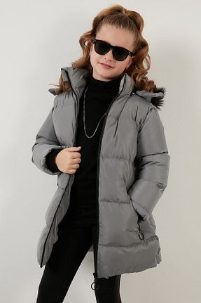 کاپشن سبز بچه گانه رگولار Lela - کد 458217365