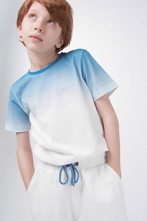 ست بالاتنه و پائین تنه نباتی بچه گانه بافت BRZ KIDS - کد 271413321