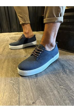 کفش کلاسیک سرمه ای مردانه چرم مصنوعی Rozero Shoes - کد 859072494