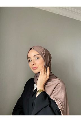 شال قهوه ای زنانه ویسکون Genel Markalar - کد 135498835