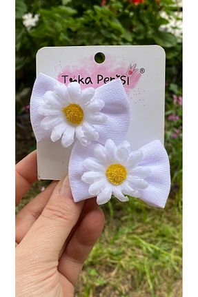 گیره سر سفید بچه گانه پلی استر Toka Perisi - کد 824608104
