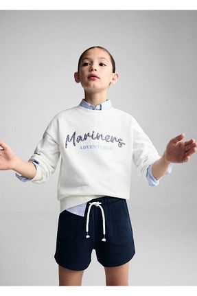 شلوارک و برمودا سرمه ای بچه گانه %100 پنبه MANGO Kids - کد 820429938