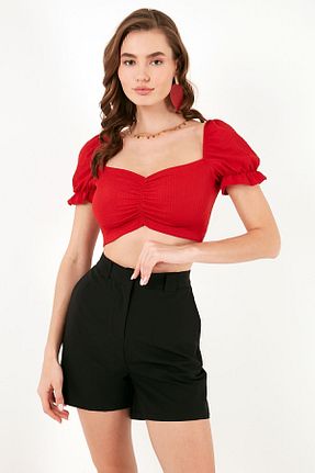 بلوز قرمز زنانه Kalp Lela - کد 807853272