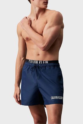 شلوارک ساحلی سرمه ای مردانه پلی استر Calvin Klein - کد 822819186