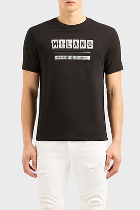 تیشرت مشکی مردانه رگولار Armani Exchange - کد 804303417