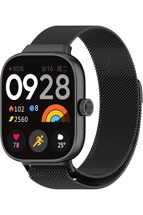 بند ساعت هوشمند مشکی MMPSHOP - کد 831301729