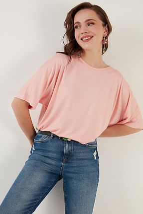 بلوز صورتی زنانه ساده Lela - کد 467929498