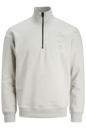 سوئیشرت طوسی مردانه ساده Jack & Jones - کد 773837704