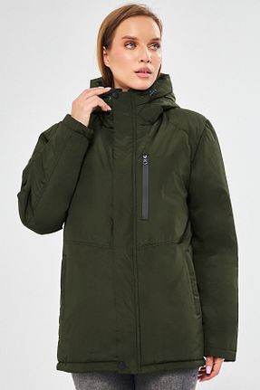 کاپشن خاکی زنانه پارکا D1fference - کد 852725212