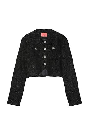 کت مشکی زنانه Fitted Quzu - کد 857599120