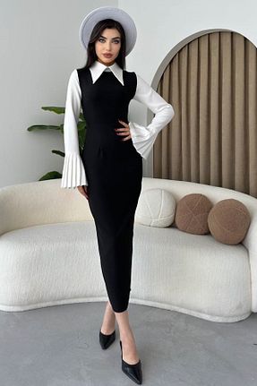 لباس مشکی زنانه بافتنی WOMAN VISION - کد 859238998