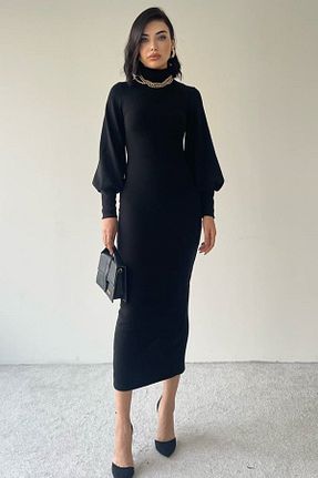 لباس مشکی زنانه بافتنی barış sülün lovebox - کد 859234623