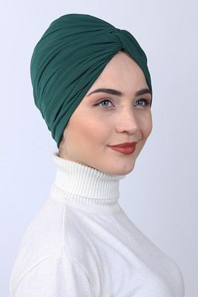روسری سبز پنبه ای Moda Asse - کد 859372730