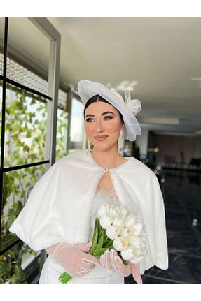 شال سفید زنانه پنبه (نخی) کد 757290308