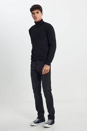 شلوار جین مشکی مردانه پاچه تنگ Lee - کد 761139485