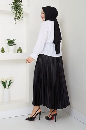 پیراهن حجاب سفید زنانه رگولار MODAALFABE - کد 859404669