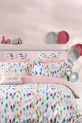 روتختی دونفره رنگی پنبه ای İQON - کد 851796908
