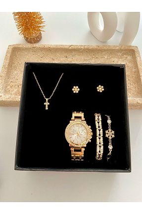 ساعت مچی طلائی زنانه 26-30 میلی متر Arzu Butik - کد 761243457
