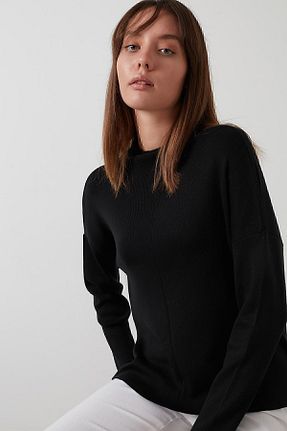 پلیور مشکی زنانه ساده Lela - کد 52660821
