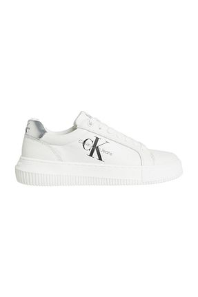 کفش اسنیکر سفید زنانه بند دار Calvin Klein - کد 836398258