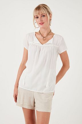 بلوز نباتی زنانه ساده Lela - کد 833113054