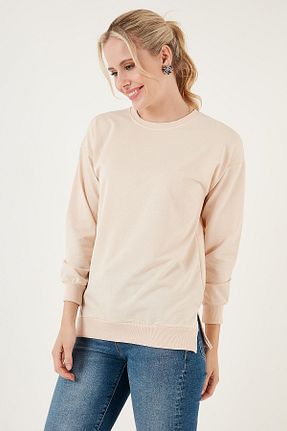 سوئیشرت بژ زنانه ساده Lela - کد 136658205