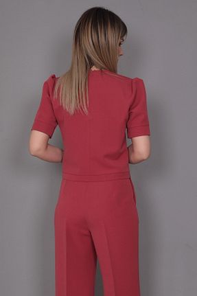 بلوز نارنجی زنانه ساده ÖNDER ÖZSOY - کد 754554506