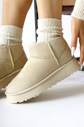 بوت / نیم بوت بژ زنانه جیر Limoya - کد 859211802