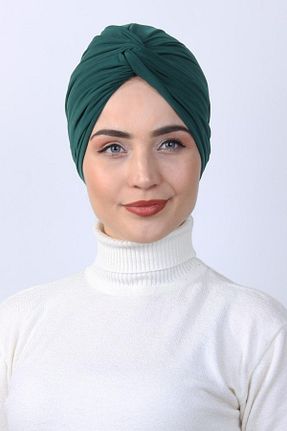 روسری سبز پنبه ای Moda Asse - کد 859372730