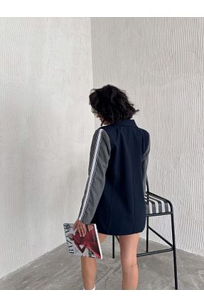 کت سرمه ای زنانه رگولار myvista - کد 859226938