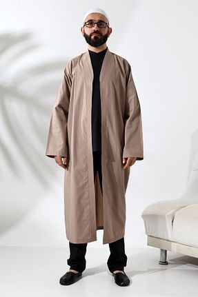 کاستوم بژ مردانه پلی استر ihvanonline - کد 859395679
