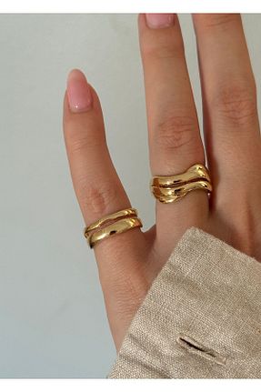 انگشتر جواهر طلائی زنانه زیرکن KİLİGİSTANBUL - کد 859390790