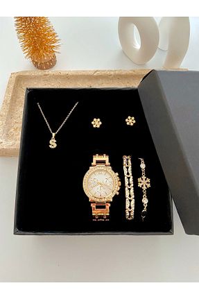 ساعت مچی طلائی زنانه 26-30 میلی متر Arzu Butik - کد 761243470