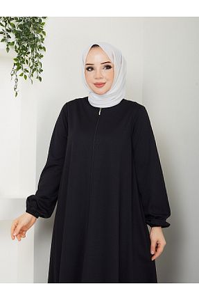 کلاه و ابایا مشکی زنانه پنبه ای DLC Tekstil - کد 818741977