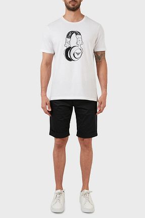 شلوارک و برمودا مشکی مردانه رگولار Emporio Armani - کد 311970906