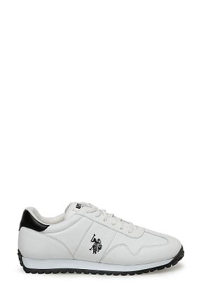 کفش اسنیکر سفید مردانه چرم اصل U.S. Polo Assn. - کد 747148847