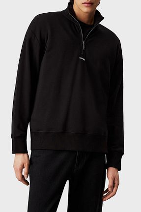 سوئیشرت مشکی مردانه ساده Calvin Klein - کد 857097453
