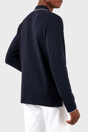 پولوشرت سرمه ای مردانه پنبه - الاستین Calvin Klein - کد 815125635