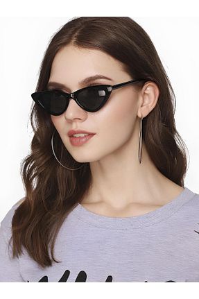 عینک آفتابی مشکی زنانه UV400 MACERATİ - کد 387342121