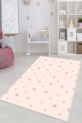 فرش بچه گانه نارنجی پلی استر LTS HOME - کد 859217215