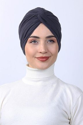 روسری طوسی پنبه ای Moda Asse - کد 859231286