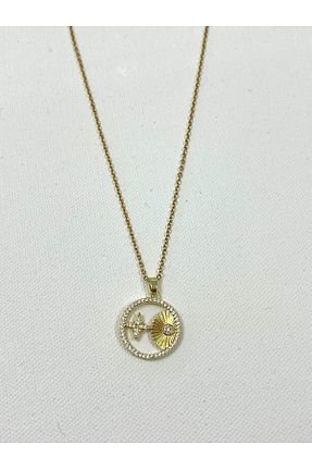 گردنبند استیل ( فولاد ) طلائی استیل (فولاد) Mellisa - کد 859395657